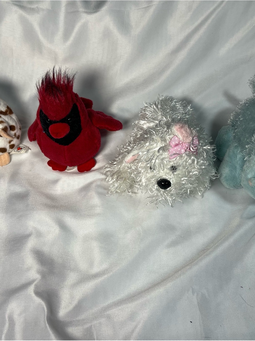 Ganz Webkinz Lil Kinz Plush Lot of 4 Cookie Hamster Hippo Cardinal Dog No Codes